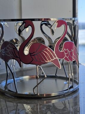 Bath & Body Works Silver Metallic Candle Sleeve Base